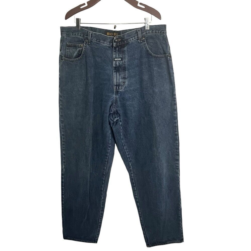 Vintage Boss by IG Design Jeans Men's 40 L 38 x 34 Y2K Blue 41861 Hip Hop USA